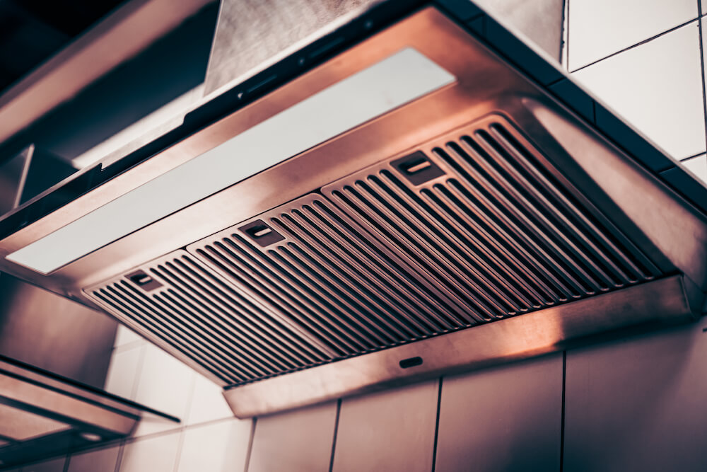 Clean Commercial Kitchen Hood and Vent